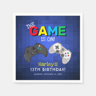 Guardanapo De Papel O Jogo Está Aceso! Vídeo Jogo Aniversário