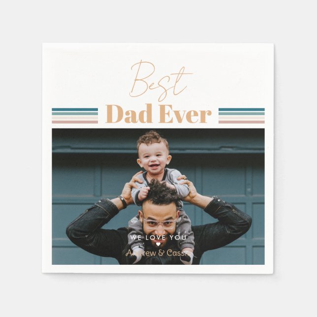 Guardanapo De Papel O melhor pai de sempre (Frente)