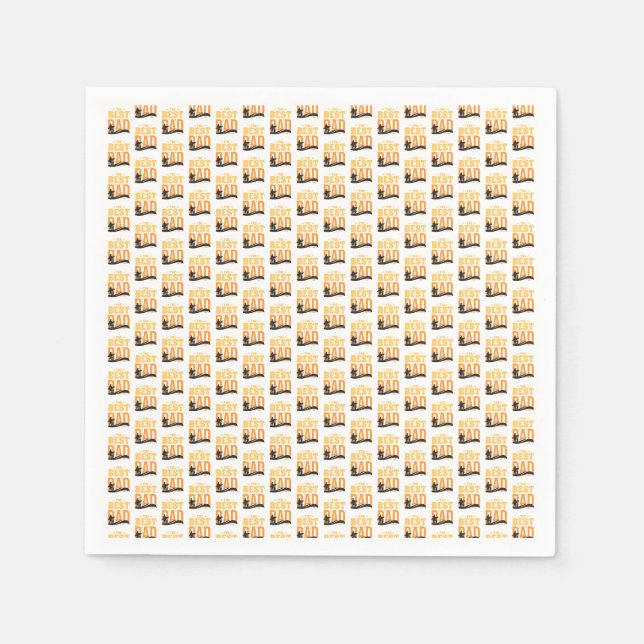 Guardanapo De Papel O Melhor Pai do Mundo (Frente)