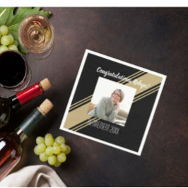 Guardanapo De Papel O Melhor! Retiree Custom Photo party Napkins