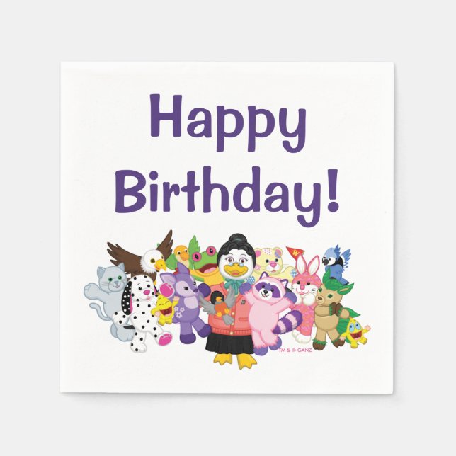 Guardanapo De Papel O mundo mágico de Webkinz (Frente)