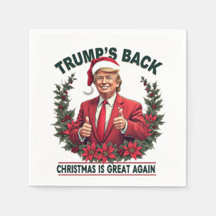 Guardanapo De Papel O Natal de Trump é Excelente de novo Papais noeis