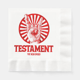Guardanapo De Papel O Novo Testamento da Ordem