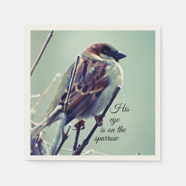 Guardanapo De Papel O olho dele está no Sparrow (Frente)