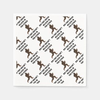 Guardanapo De Papel O Pé Grande também não acredita em ti!