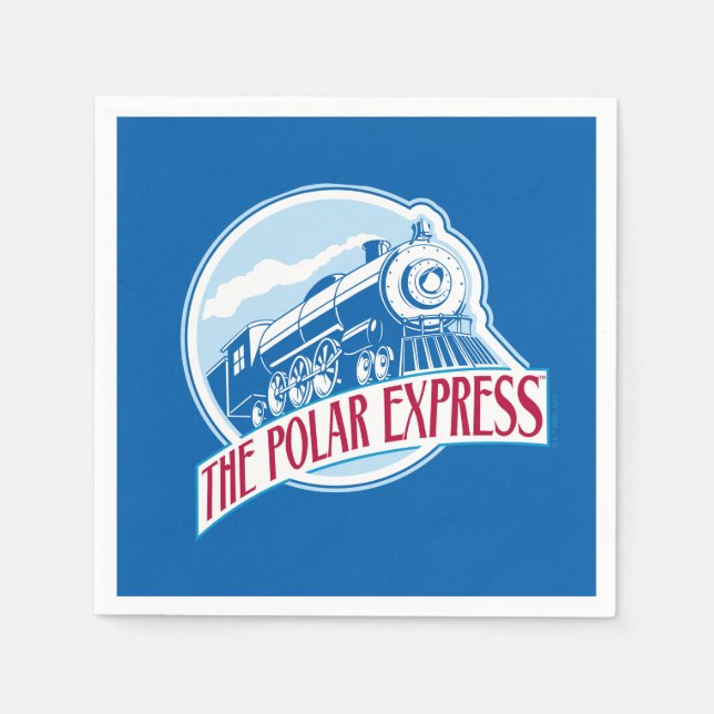 Guardanapo De Papel O Polar Express | Crachá do comboio (Frente)
