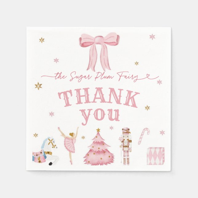 Guardanapo De Papel O primeiro aniversario Nutcracker Winter Onederlan (Frente)