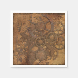 Guardanapo De Papel O pulso de disparo alinha a arte de Steampunk