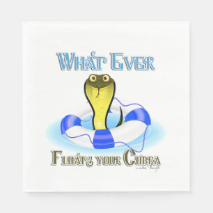 Guardanapo De Papel O Que Quer Que Flutue Seu Cobra