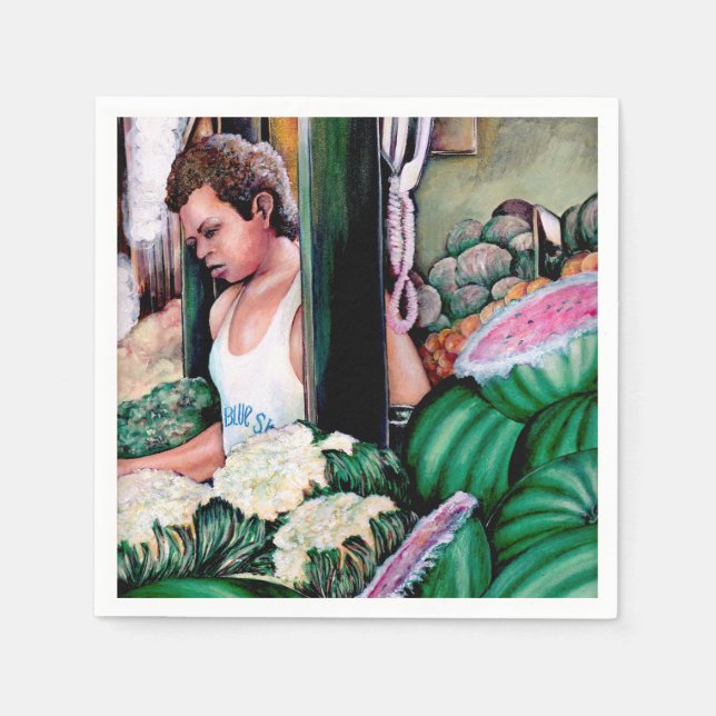 Guardanapo De Papel O Que Você Gosta Desses Melões? (Frente)