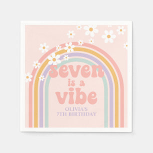 Guardanapo De Papel O Rainbow Pastel Seven é um 7 Vibe