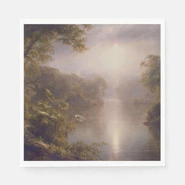 Guardanapo De Papel O rio da luz (Manhã nos trópicos) (Frente)