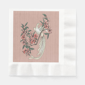 Guardanapo De Papel O Romance do Pêssego da Seda