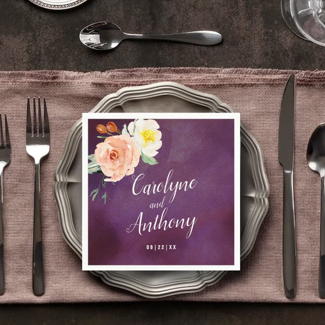 Guardanapo De Papel O Romance Na Coleção De Casamentos De Bloom (Criador carregado)