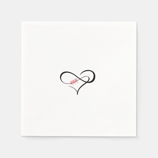 Guardanapo De Papel O Triplo H Infinity Heart (Frente)