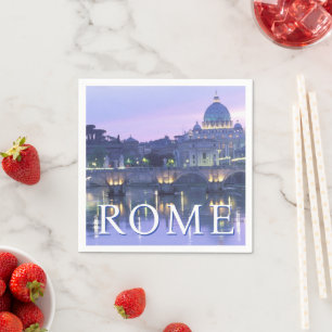 Guardanapo De Papel O Vaticano   Roma, Itália