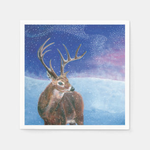 Guardanapo De Papel O veado vermelho (Cervus elaphus)
