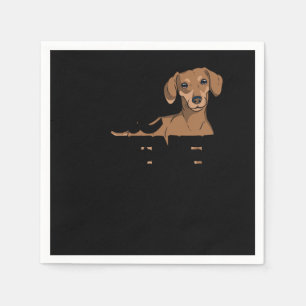 Guardanapo De Papel O Wiener Whisperer Funny Dachshund