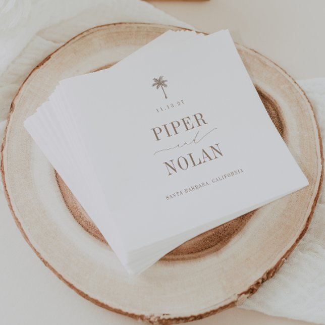 Guardanapo De Papel OASIS Coastal Beach Wedding (Criador carregado)