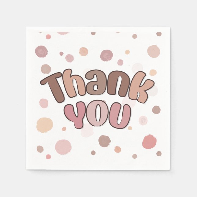 Guardanapo De Papel Obrigado (Frente)