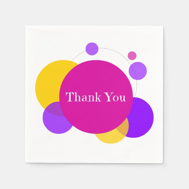 Guardanapo De Papel Obrigado (Frente)