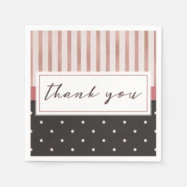 Guardanapo De Papel Obrigado (Frente)