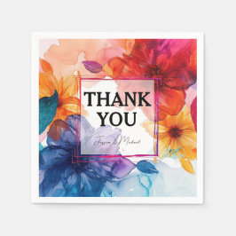 Guardanapo De Papel Obrigado Anemone Dreamscape Weding