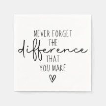 Obrigado Nunca Esqueça A Diferença Que Faz