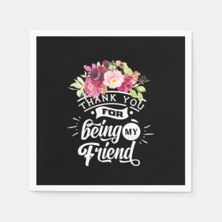 Guardanapo De Papel Obrigado Por Serem Meus Amigos