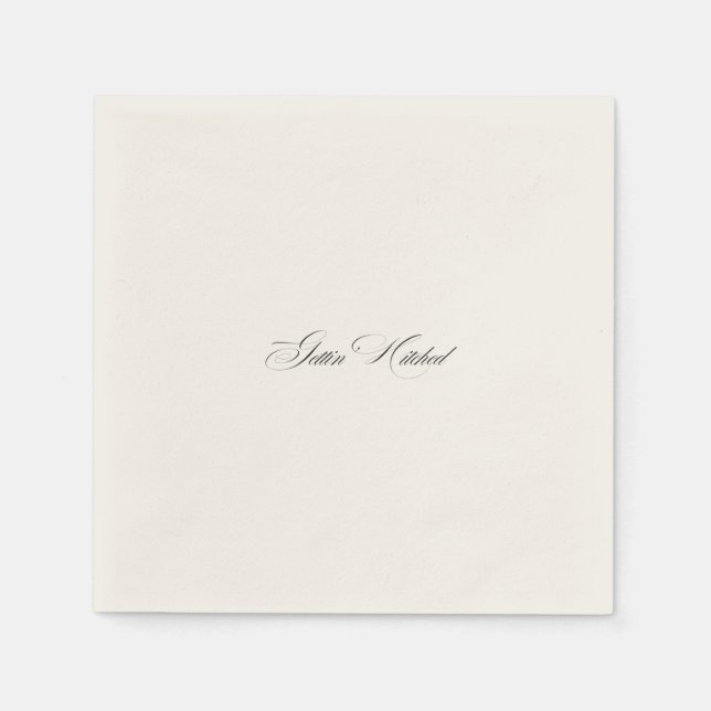 Guardanapo De Papel Obtendo Napkins Cocktail Hitch (Frente)