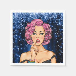 Guardanapo De Papel Ocasião especial de pop art Cocktail Napkins