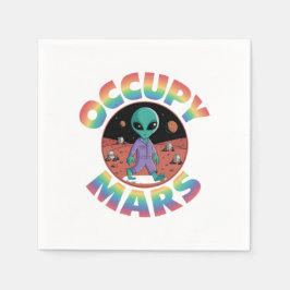 Guardanapo De Papel Occupy Mars: Explore o espaço com o Falcon 9 e Elo