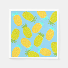 Guardanapo De Papel Ocean Pineapples Pattern
