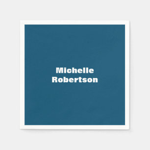 Guardanapo De Papel Oceano Azul, Simples, Nome Próprio