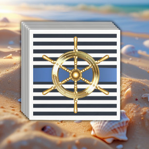 Guardanapo De Papel Oceano azul sob o mar Chá de fraldas de baleia Kaw