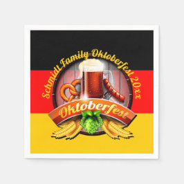 Guardanapo De Papel Octoberfest Festival Personalizar Nome Ano