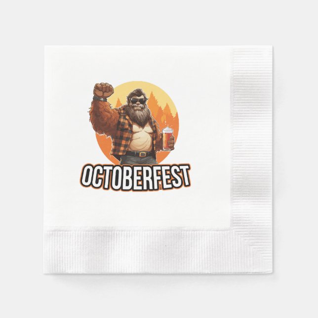 Guardanapo De Papel Octoberfest Pé Grande  (Frente)