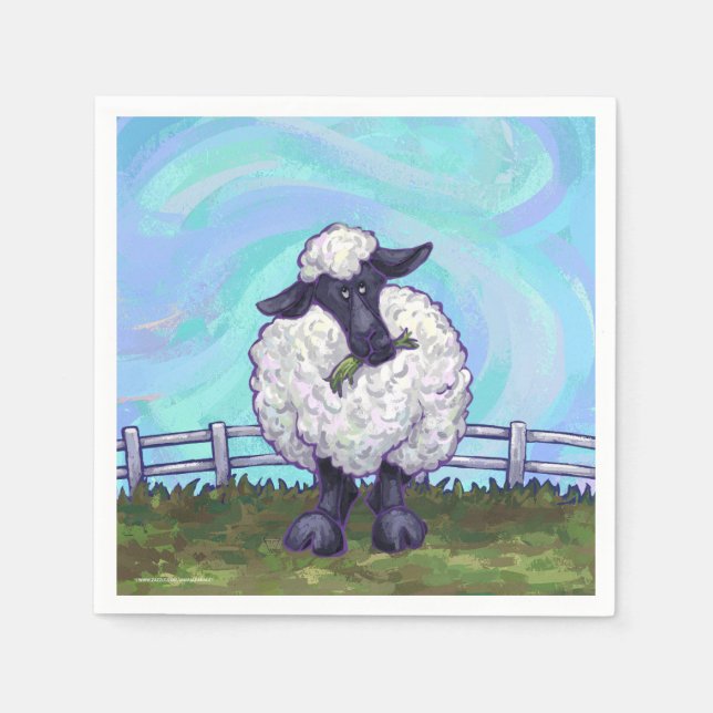 Guardanapo De Papel Ofertas e acessórios para ovelhas (Frente)