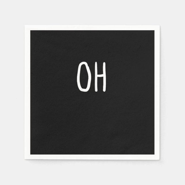 Guardanapo De Papel Oh Deer Trendy Halloween Style  (Frente)