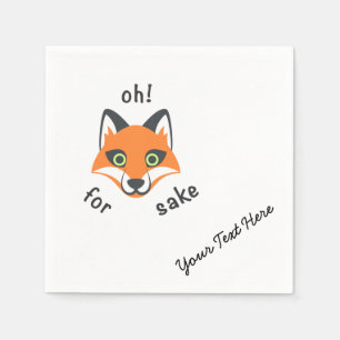 Guardanapo De Papel Oh! Para desenhos animados de Emoji da frase da