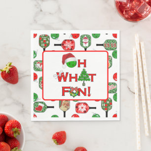 Guardanapo De Papel Oh, que maravilha de Natal, Red e Verde