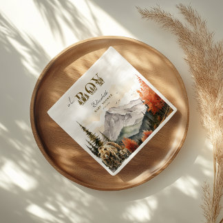 Guardanapo De Papel Oh Rapaz Russo, Chá de fraldas do Urso de Madeira