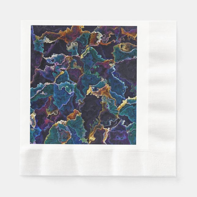Guardanapo De Papel Oil Slick Napkins (Frente)