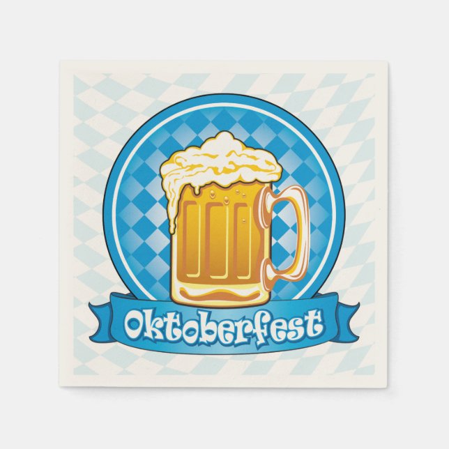 Guardanapo De Papel Oktoberfest Beer Mug (Frente)