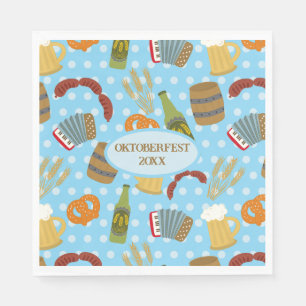 Guardanapo De Papel Oktoberfest Comida e Bebida