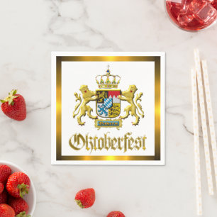 Guardanapo De Papel Oktoberfest da Bavaria Crest