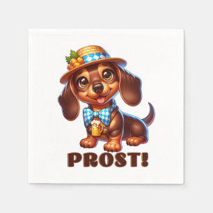Guardanapo De Papel Oktoberfest Dachshund Prost!