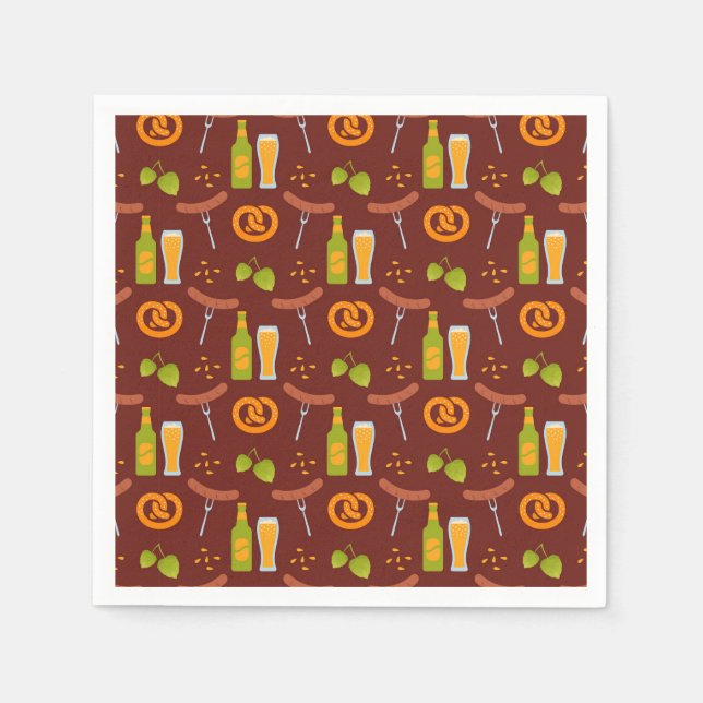 Guardanapo De Papel Oktoberfest Festival Alemão de Cerveja (Frente)