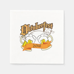 Guardanapo De Papel Oktoberfest Festival Alemão de Cerveja Caneca de