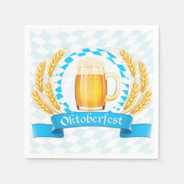 Guardanapo De Papel Oktoberfest Frothy Beer Mug